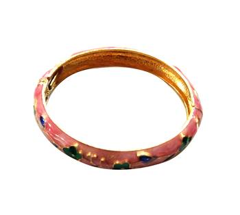 Pink cubic zirconia bangles-and-bracelets 2