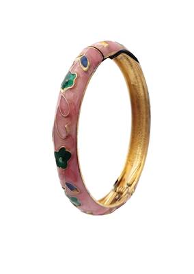 Pink cubic zirconia bangles-and-bracelets 1