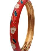 Red cubic zirconia bangles-and-bracelets