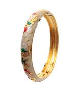 White cubic zirconia bangles-and-bracelets