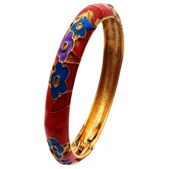 Red cubic zirconia bangles-and-bracelets 3