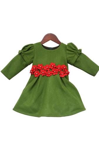 Green Felt Frock