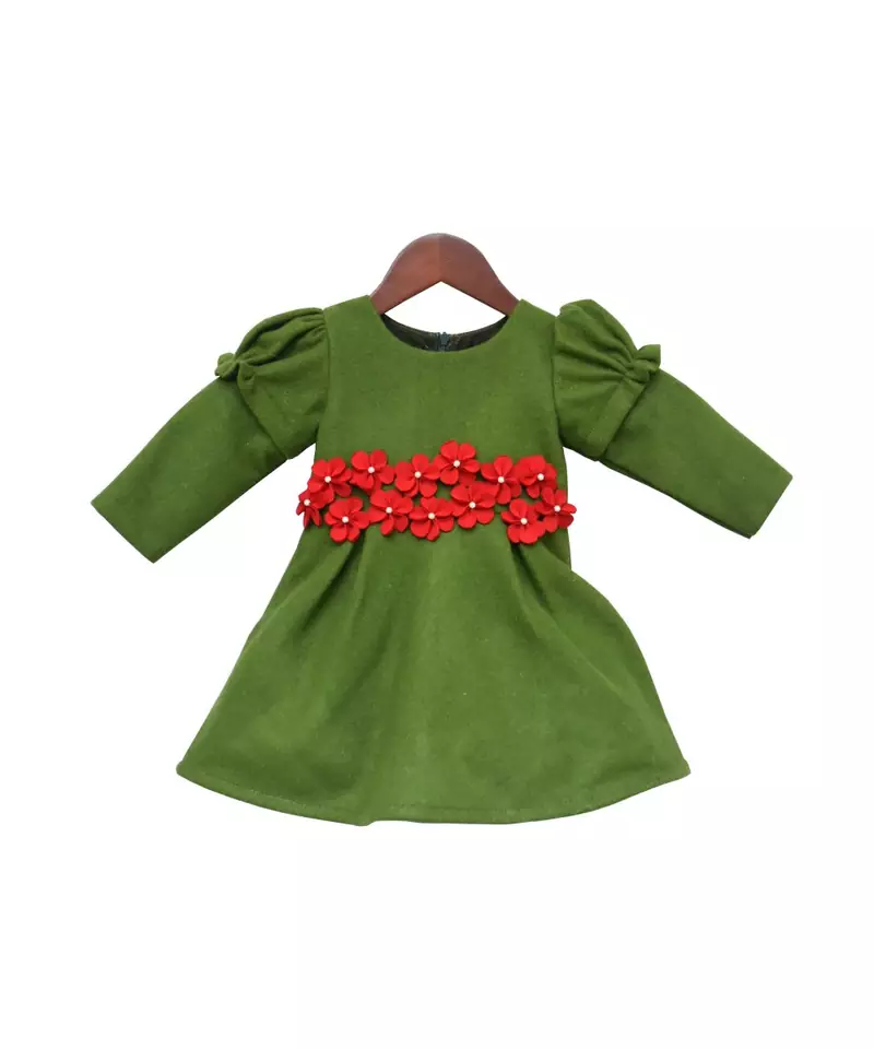 Green Felt Frock