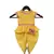 Yellow Chanderi Foil Printed Peplum with Dhoti