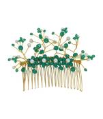 Green pearl hair-accessories