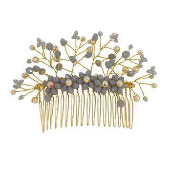 Grey pearl hair-accessories 1