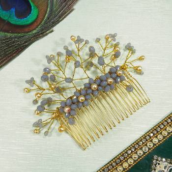 Grey pearl hair-accessories 3