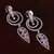 Rhodium Plated AAA CZ Embellished American Diamond Danglers 216ED276