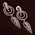 Rose Gold Plated American Diamond Earrings 216ED285