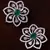 Emerald Embellished Rhodium Plated American Diamond Earrings 216ED297