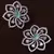 Mint Stone Embellished Rhodium Plated American Diamond Earrings 216ED300