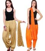 multicolor cotton Patiala with cotton Dupatta