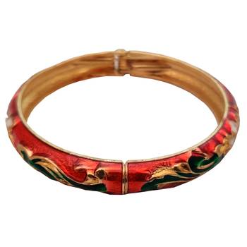 Red cubic zirconia bangles-and-bracelets 2