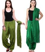 multicolor cotton Patiala with cotton Dupatta