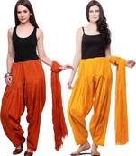 multicolor cotton Patiala with cotton Dupatta