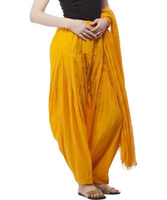 multicolor cotton Patiala with cotton Dupatta 3