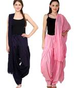 multicolor cotton Patiala with cotton Dupatta