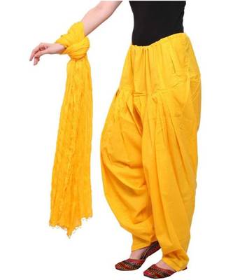 multicolor cotton Patiala with cotton Dupatta 3