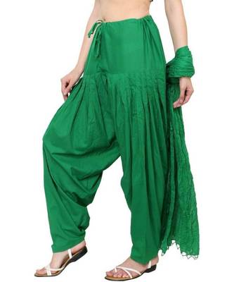 multicolor cotton Patiala with cotton Dupatta 3