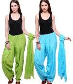 multicolor cotton Patiala with cotton Dupatta