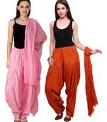 multicolor cotton Patiala with cotton Dupatta
