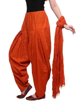 multicolor cotton Patiala with cotton Dupatta 3