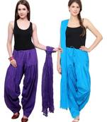 multicolor cotton Patiala with cotton Dupatta