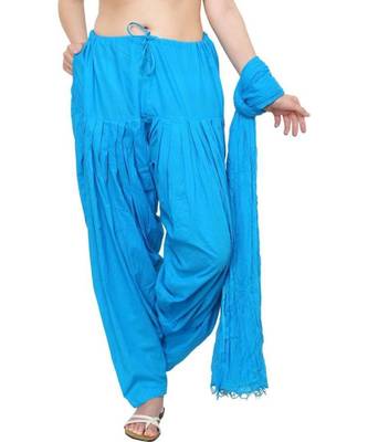 multicolor cotton Patiala with cotton Dupatta 2