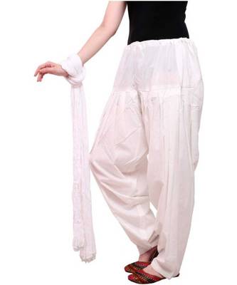 multicolor cotton Patiala with cotton Dupatta 4