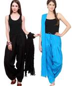 multicolor cotton Patiala with cotton Dupatta