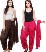 multicolor cotton Patiala with cotton Dupatta