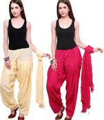 multicolor cotton Patiala with cotton Dupatta