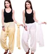 multicolor cotton Patiala with cotton Dupatta