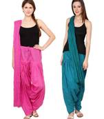 multicolor cotton Patiala with cotton Dupatta