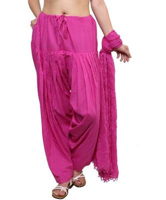 multicolor cotton Patiala with cotton Dupatta 3