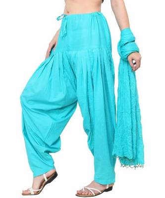 multicolor cotton Patiala with cotton Dupatta 4
