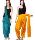 multicolor cotton Patiala with cotton Dupatta