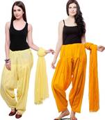 multicolor cotton Patiala with cotton Dupatta