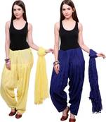 multicolor cotton Patiala with cotton Dupatta