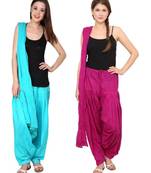 multicolor cotton Patiala with cotton Dupatta