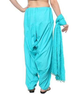 multicolor cotton Patiala with cotton Dupatta 2