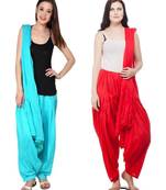 multicolor cotton Patiala with cotton Dupatta