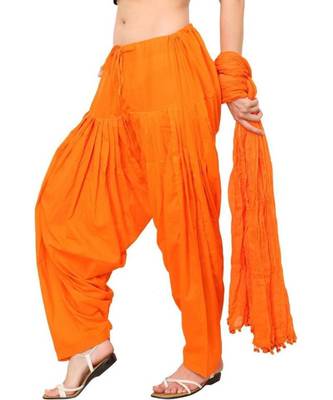 multicolor cotton Patiala with cotton Dupatta 4