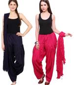 multicolor cotton Patiala with cotton Dupatta