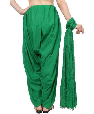 multicolor cotton Patiala with cotton Dupatta 2