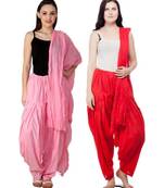 multicolor cotton Patiala with cotton Dupatta