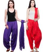 multicolor cotton Patiala with cotton Dupatta