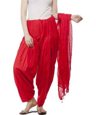 multicolor cotton Patiala with cotton Dupatta 4
