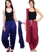 multicolor cotton Patiala with cotton Dupatta