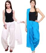 multicolor cotton Patiala with cotton Dupatta